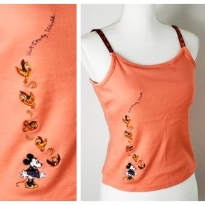 Walt Disney World : Vintage Embroidered Shelf Cami